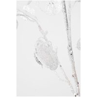 Vetvička MoneyPlant.White, biela, 56×107 cm