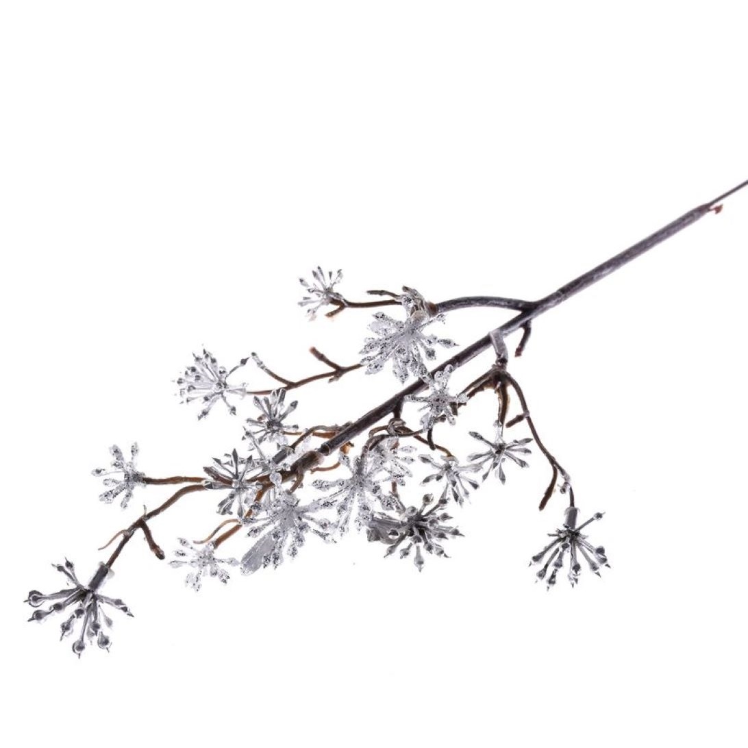 Vetvička Sedum.Silver, strieborná, 14×30 cm, bal. 3 ks
