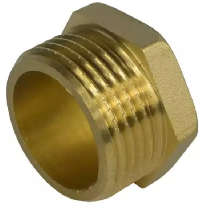 Zátka 1/4″ mosadz