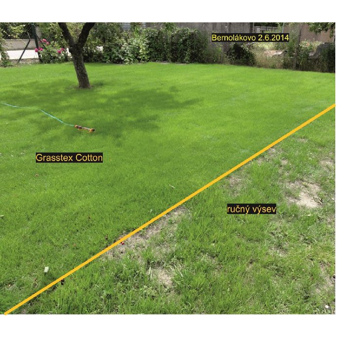 Zatrávňovacia geotextília GrassTex Cotton 2,1 x 50 m