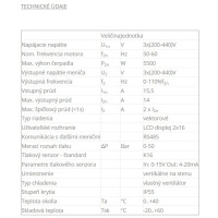 Frekvenčný menič ITTP 5,5kW-RS 400V