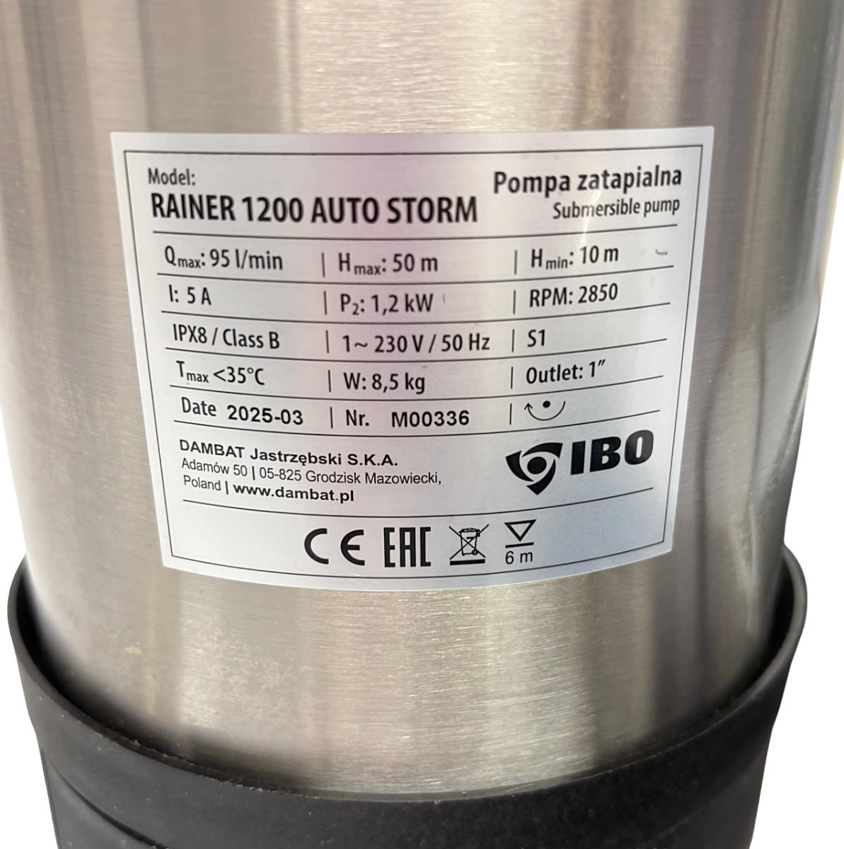 Čerpadlo IBO RAINER 1200 AUTO STORM