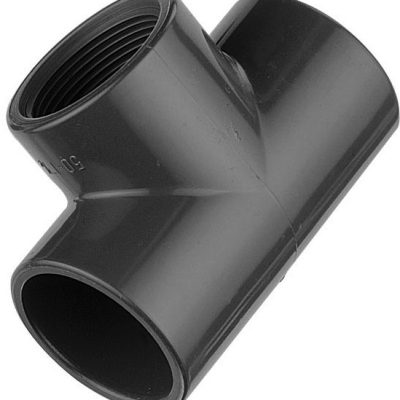 Plastový T-kus s 3 x 3/4‘‘ vnútorný závit