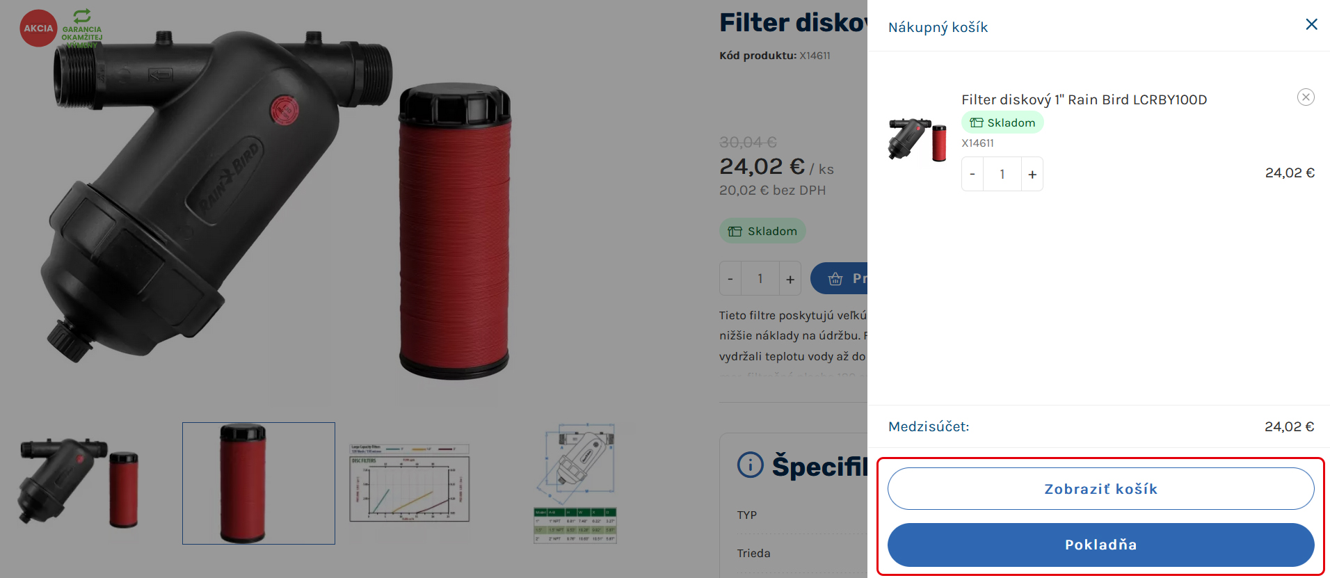 Vytvorenie objednávky