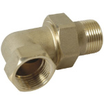 Šróbenie koleno 3/4″ MF, Mosadz