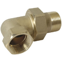 Šróbenie koleno 3/4″ MF, Mosadz