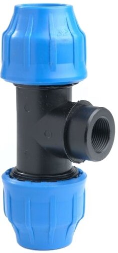 T-kus na PE potrubie 16 x 1/2‘‘ Vnútorný závit